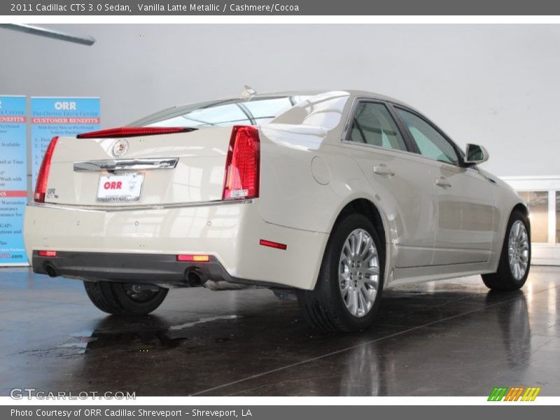 Vanilla Latte Metallic / Cashmere/Cocoa 2011 Cadillac CTS 3.0 Sedan