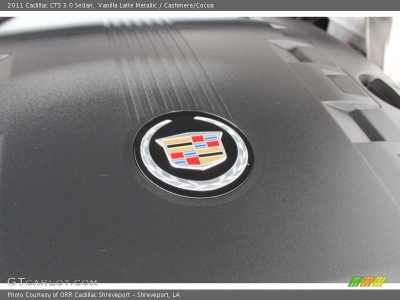 Vanilla Latte Metallic / Cashmere/Cocoa 2011 Cadillac CTS 3.0 Sedan