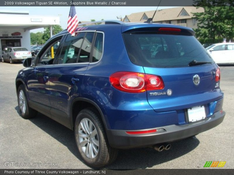 Sapphire Blue Metallic / Charcoal 2009 Volkswagen Tiguan SE 4Motion