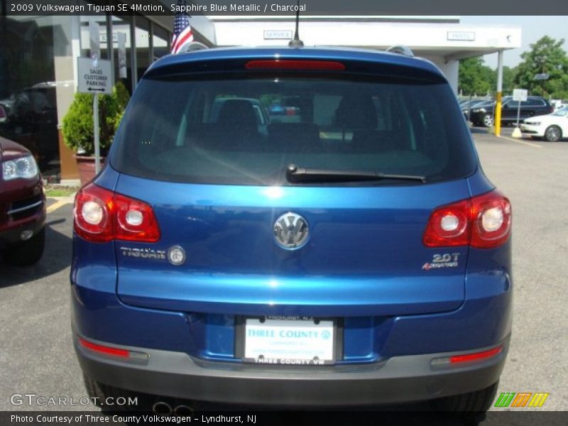 Sapphire Blue Metallic / Charcoal 2009 Volkswagen Tiguan SE 4Motion