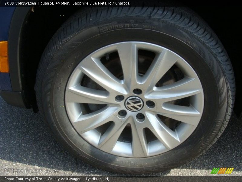 Sapphire Blue Metallic / Charcoal 2009 Volkswagen Tiguan SE 4Motion
