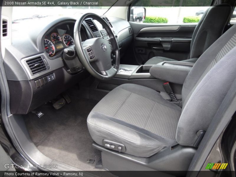  2008 Armada SE 4x4 Charcoal Interior
