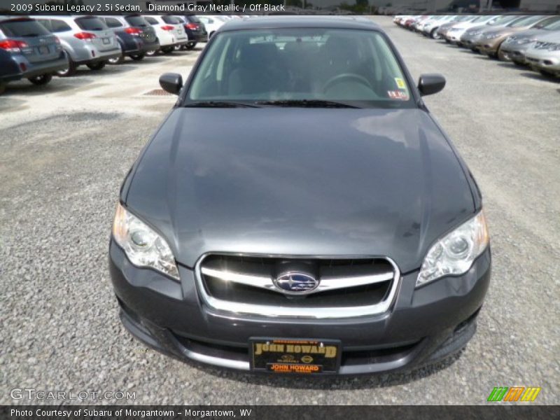 Diamond Gray Metallic / Off Black 2009 Subaru Legacy 2.5i Sedan