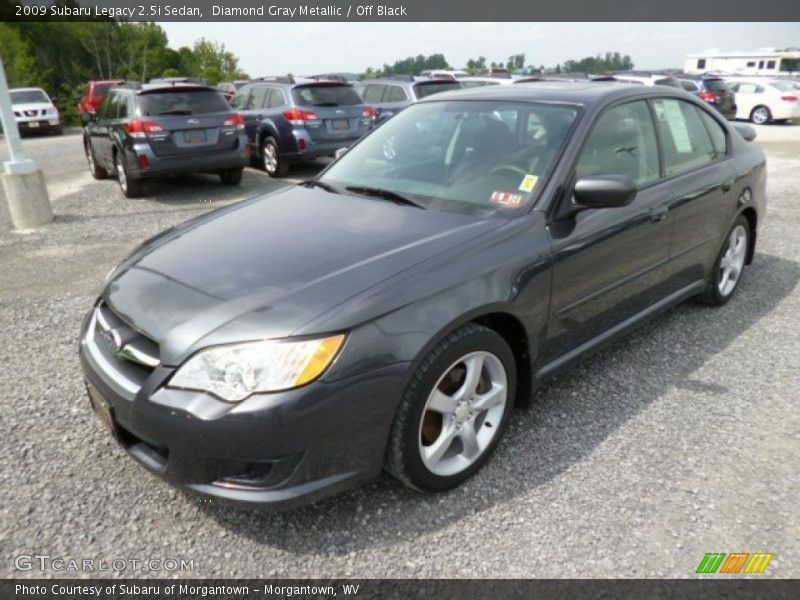 Diamond Gray Metallic / Off Black 2009 Subaru Legacy 2.5i Sedan