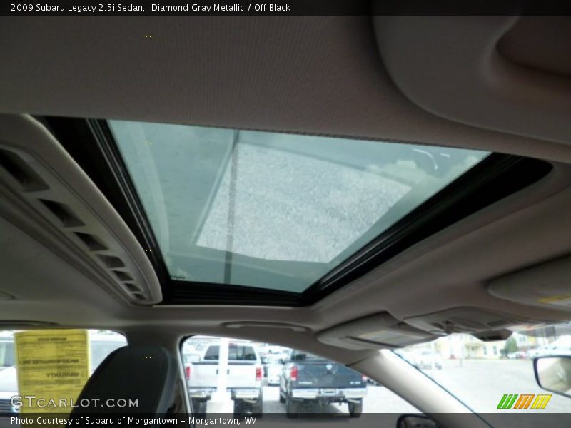 Diamond Gray Metallic / Off Black 2009 Subaru Legacy 2.5i Sedan
