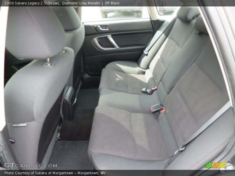 Diamond Gray Metallic / Off Black 2009 Subaru Legacy 2.5i Sedan