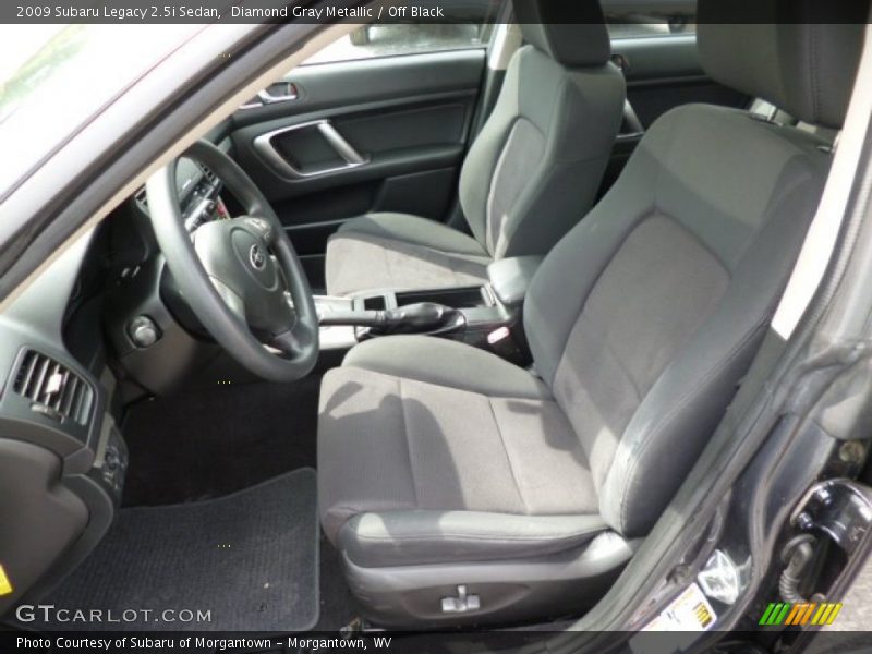 Diamond Gray Metallic / Off Black 2009 Subaru Legacy 2.5i Sedan