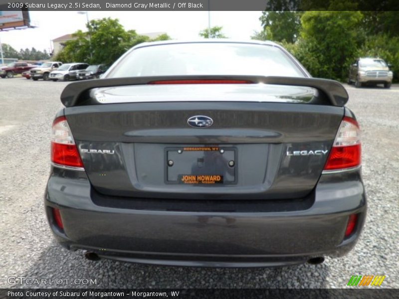 Diamond Gray Metallic / Off Black 2009 Subaru Legacy 2.5i Sedan
