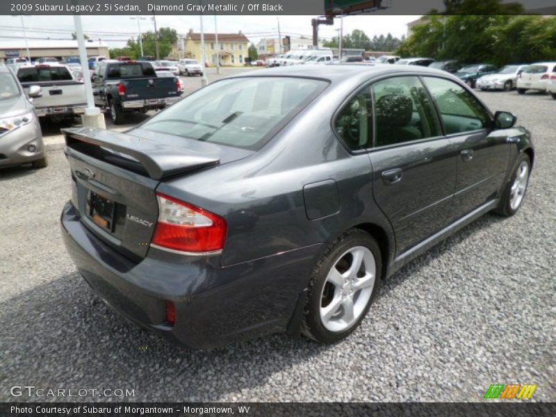 Diamond Gray Metallic / Off Black 2009 Subaru Legacy 2.5i Sedan