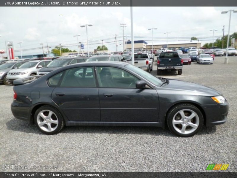Diamond Gray Metallic / Off Black 2009 Subaru Legacy 2.5i Sedan