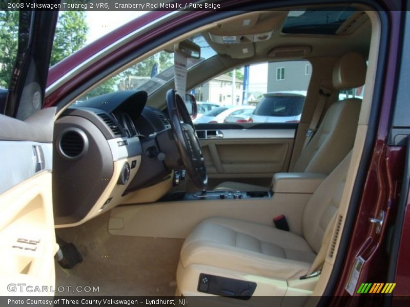 Cranberry Red Metallic / Pure Beige 2008 Volkswagen Touareg 2 VR6