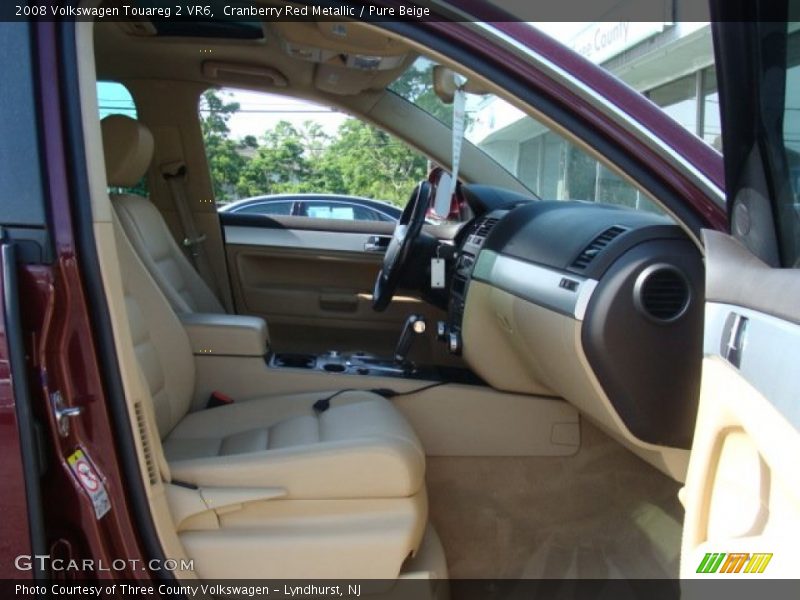 Cranberry Red Metallic / Pure Beige 2008 Volkswagen Touareg 2 VR6