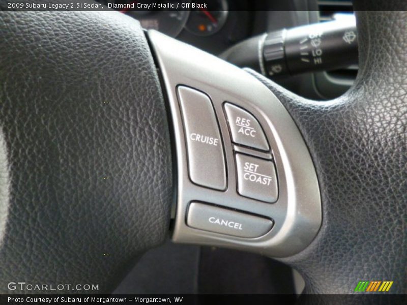Diamond Gray Metallic / Off Black 2009 Subaru Legacy 2.5i Sedan