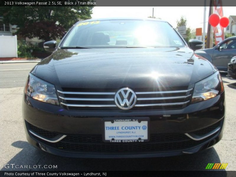 Black / Titan Black 2013 Volkswagen Passat 2.5L SE