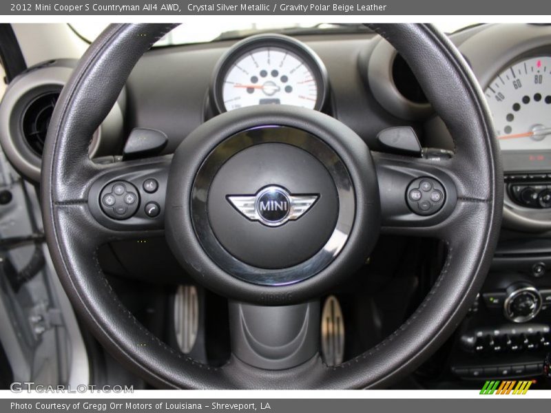  2012 Cooper S Countryman All4 AWD Steering Wheel