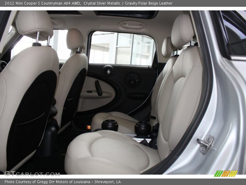 Rear Seat of 2012 Cooper S Countryman All4 AWD