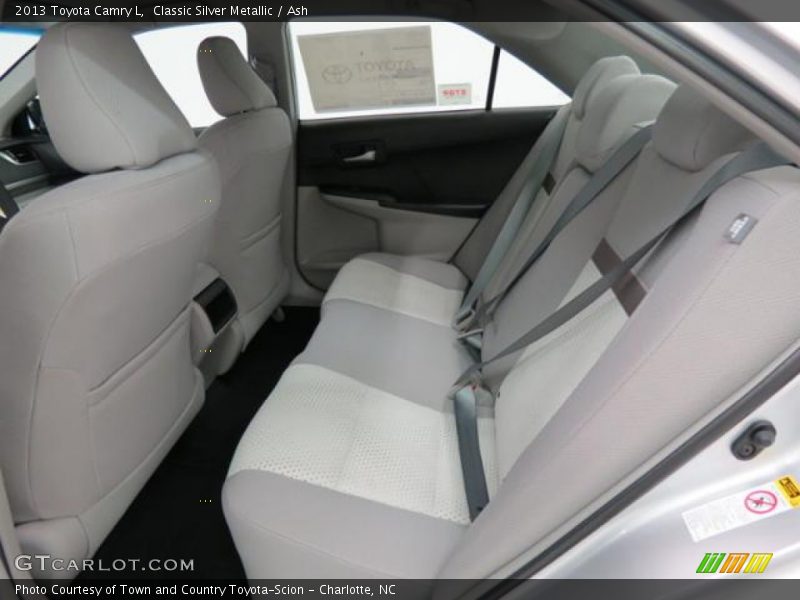 Classic Silver Metallic / Ash 2013 Toyota Camry L