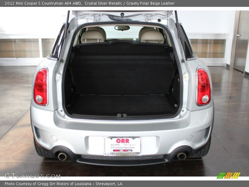 Crystal Silver Metallic / Gravity Polar Beige Leather 2012 Mini Cooper S Countryman All4 AWD