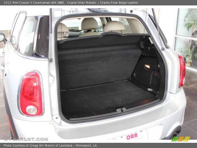 Crystal Silver Metallic / Gravity Polar Beige Leather 2012 Mini Cooper S Countryman All4 AWD