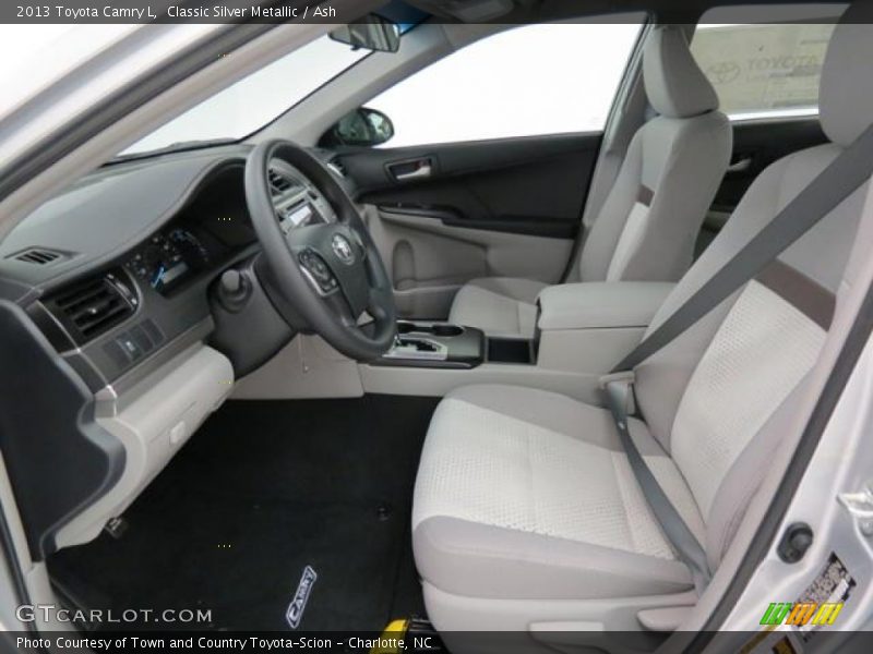 Classic Silver Metallic / Ash 2013 Toyota Camry L
