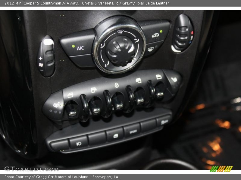Controls of 2012 Cooper S Countryman All4 AWD