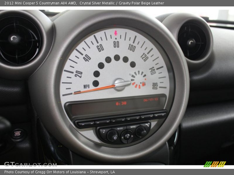  2012 Cooper S Countryman All4 AWD S Countryman All4 AWD Gauges