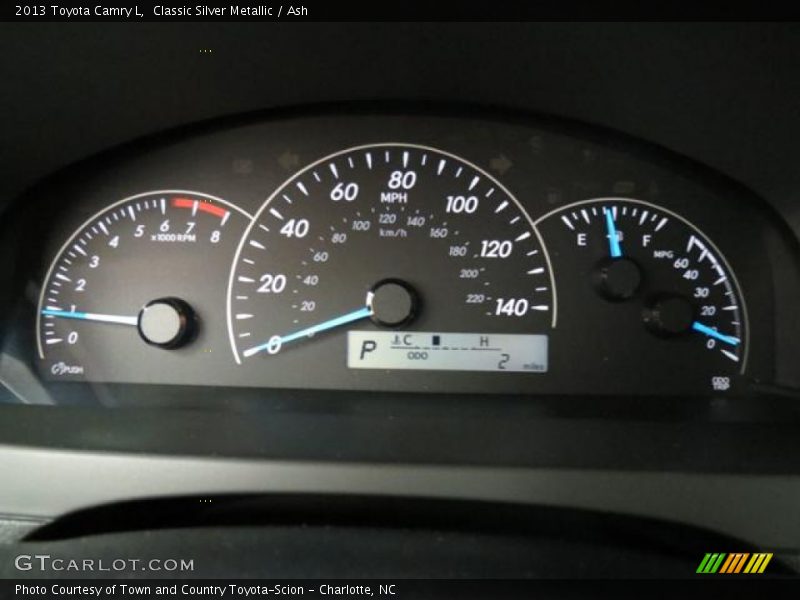 Classic Silver Metallic / Ash 2013 Toyota Camry L