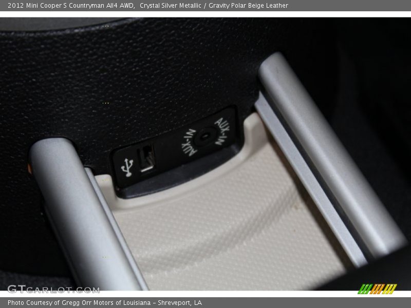 Crystal Silver Metallic / Gravity Polar Beige Leather 2012 Mini Cooper S Countryman All4 AWD