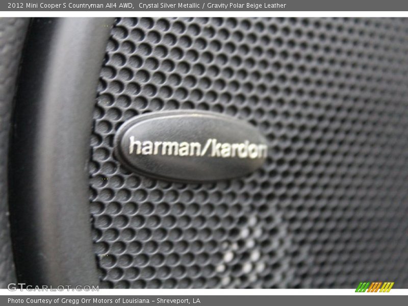 Crystal Silver Metallic / Gravity Polar Beige Leather 2012 Mini Cooper S Countryman All4 AWD