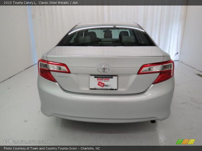 Classic Silver Metallic / Ash 2013 Toyota Camry L