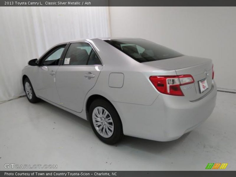 Classic Silver Metallic / Ash 2013 Toyota Camry L