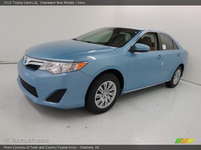 Clearwater Blue Metallic / Ivory 2013 Toyota Camry LE