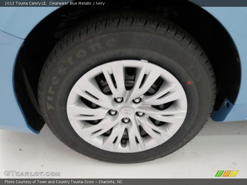 Clearwater Blue Metallic / Ivory 2013 Toyota Camry LE