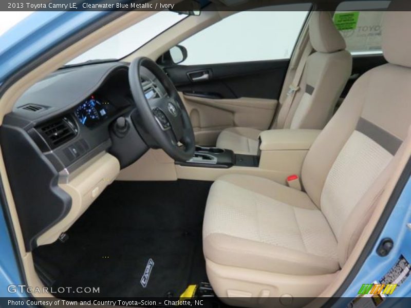 Clearwater Blue Metallic / Ivory 2013 Toyota Camry LE