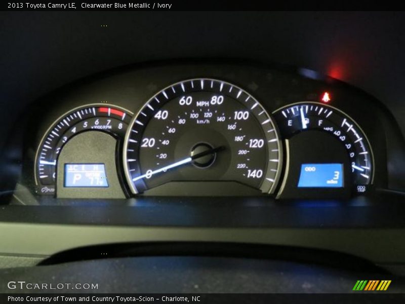 Clearwater Blue Metallic / Ivory 2013 Toyota Camry LE