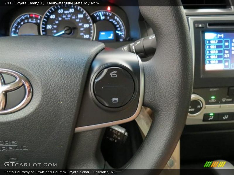 Clearwater Blue Metallic / Ivory 2013 Toyota Camry LE