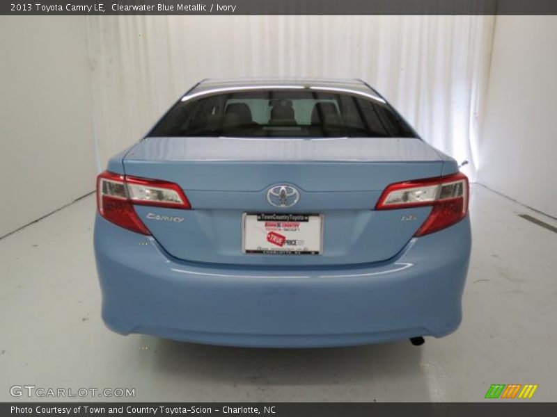 Clearwater Blue Metallic / Ivory 2013 Toyota Camry LE