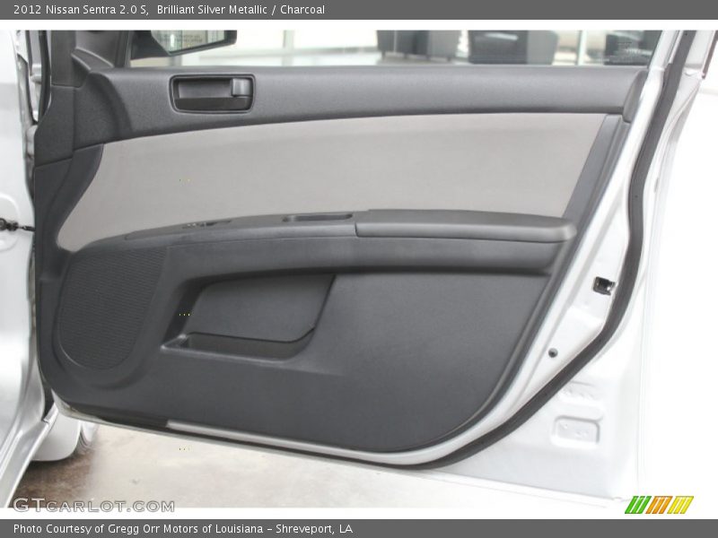 Brilliant Silver Metallic / Charcoal 2012 Nissan Sentra 2.0 S