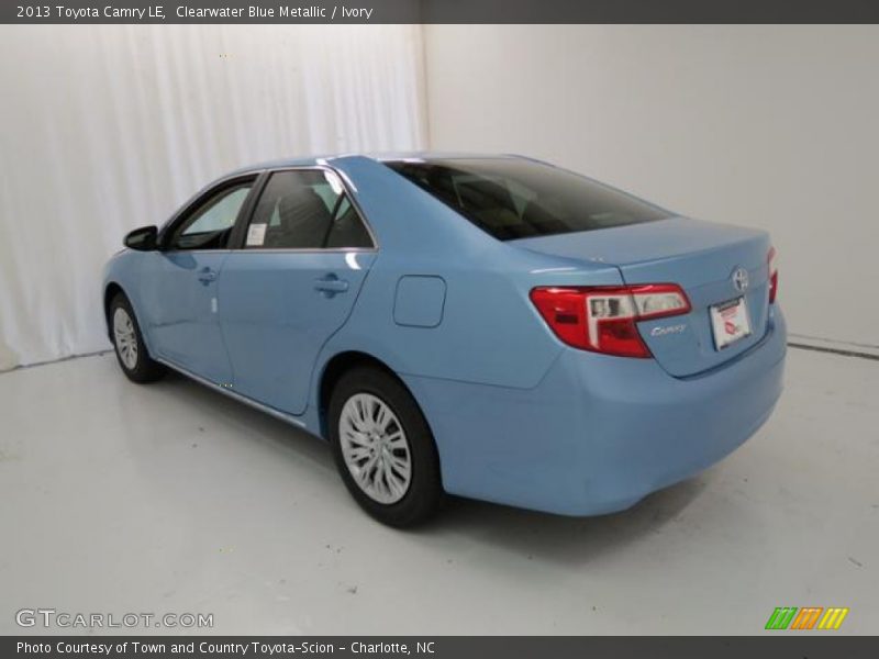 Clearwater Blue Metallic / Ivory 2013 Toyota Camry LE