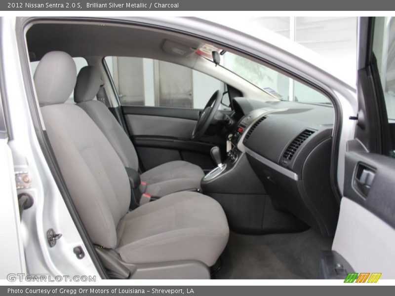 Brilliant Silver Metallic / Charcoal 2012 Nissan Sentra 2.0 S