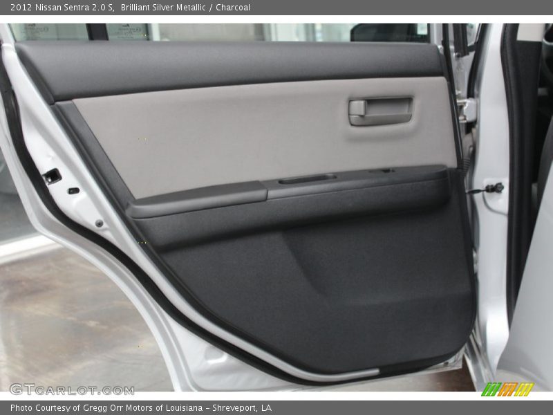 Brilliant Silver Metallic / Charcoal 2012 Nissan Sentra 2.0 S