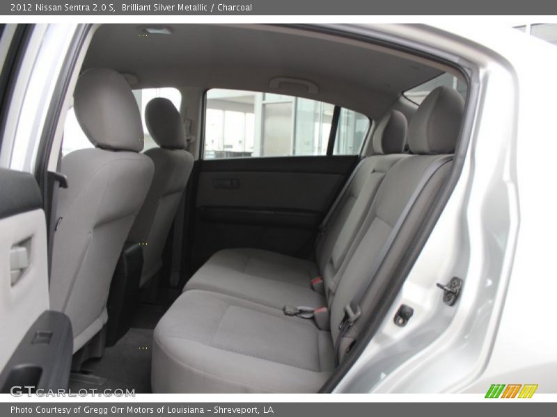 Brilliant Silver Metallic / Charcoal 2012 Nissan Sentra 2.0 S