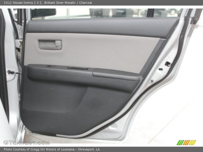 Brilliant Silver Metallic / Charcoal 2012 Nissan Sentra 2.0 S
