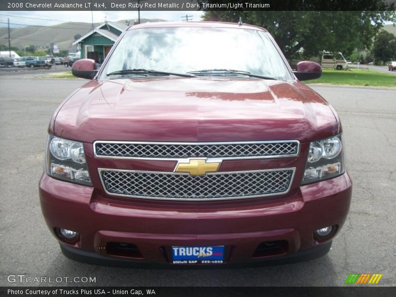 Deep Ruby Red Metallic / Dark Titanium/Light Titanium 2008 Chevrolet Avalanche LT 4x4