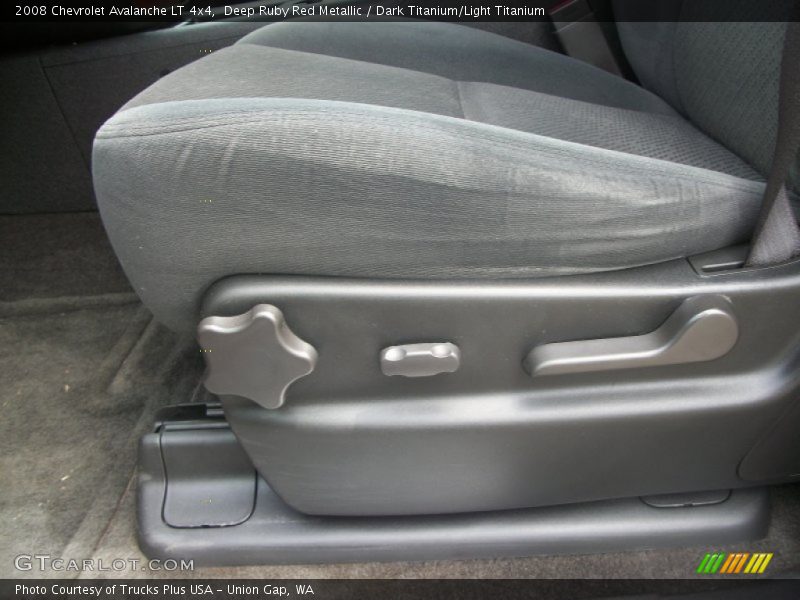 Deep Ruby Red Metallic / Dark Titanium/Light Titanium 2008 Chevrolet Avalanche LT 4x4