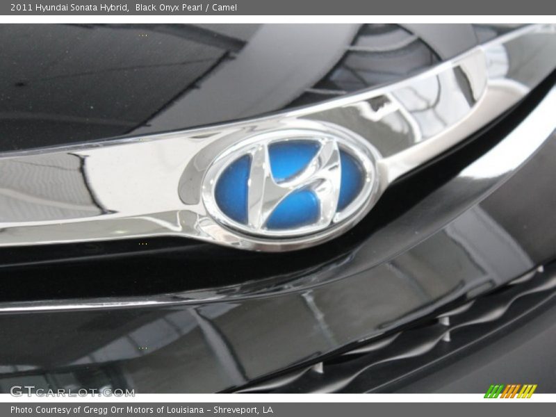 Black Onyx Pearl / Camel 2011 Hyundai Sonata Hybrid