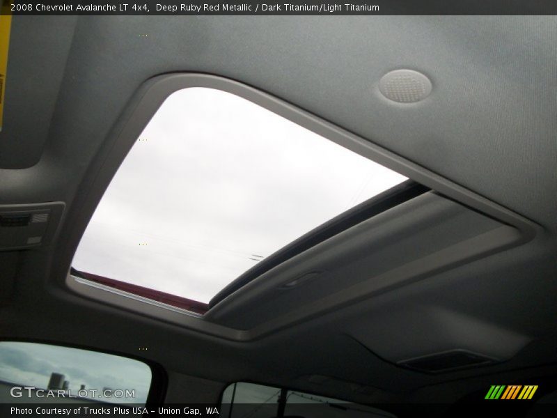 Deep Ruby Red Metallic / Dark Titanium/Light Titanium 2008 Chevrolet Avalanche LT 4x4