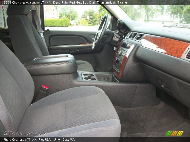 Deep Ruby Red Metallic / Dark Titanium/Light Titanium 2008 Chevrolet Avalanche LT 4x4