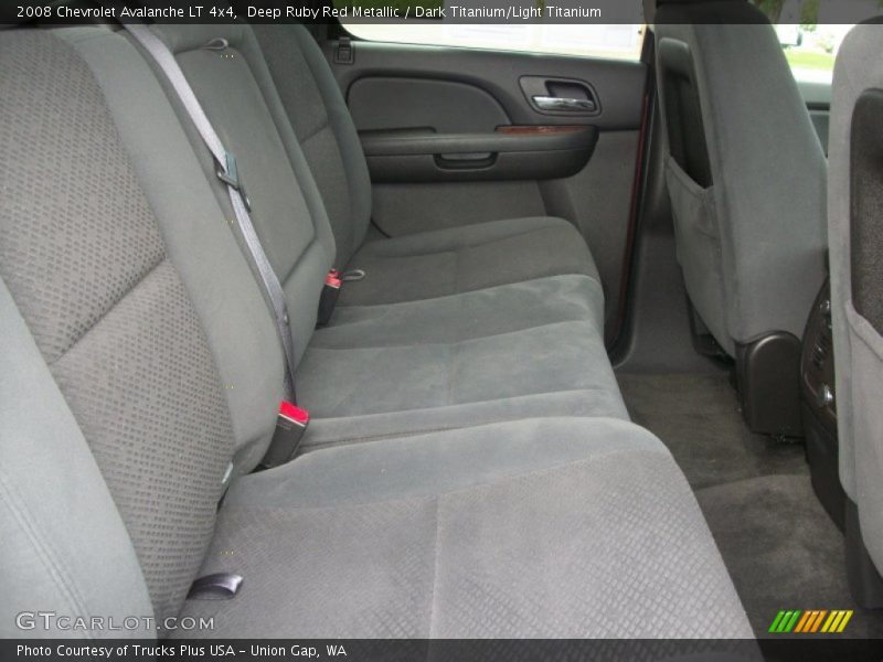 Deep Ruby Red Metallic / Dark Titanium/Light Titanium 2008 Chevrolet Avalanche LT 4x4