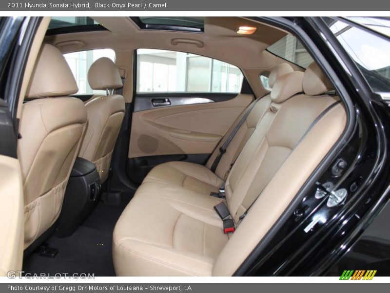 Black Onyx Pearl / Camel 2011 Hyundai Sonata Hybrid